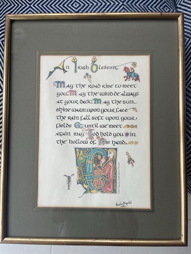 Irish blessing framed - irish, print