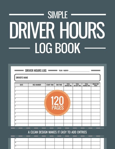 Driver hours log book - log, drivers