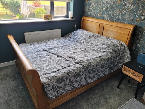 Solid oak king - oak, size