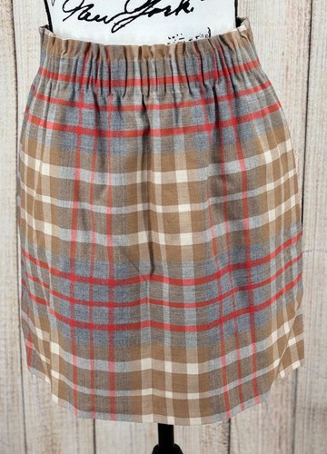 Crew plaid mini skirt size - mini,