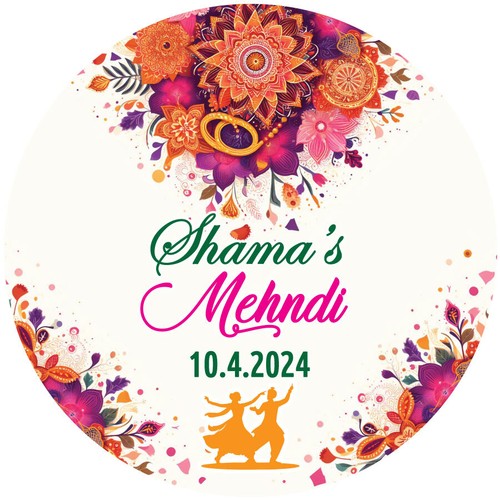 Personalised glossy wedding - glossy,