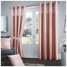 Sparkle Voile Eyelet Curtain