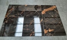 TILES JOBLOT 08: 1200x590 Black Gold Polished Marble Effect Porcelain Tiles 20m2