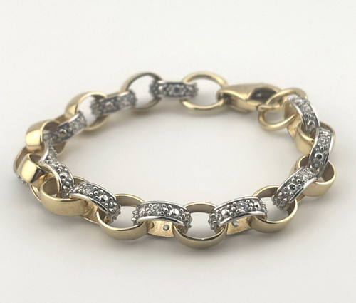 Solid 9ct yellow gold ladies - solid,