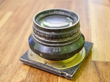 Watson Trias 8" f4.5  London Large Format Lens vintage English lens