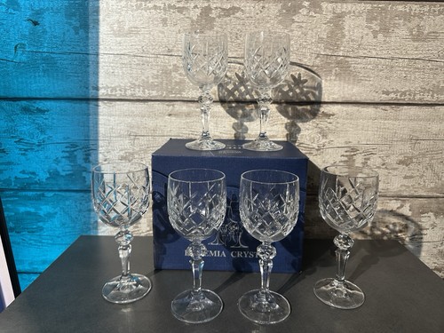 Set six bohemia crystal - of, cut