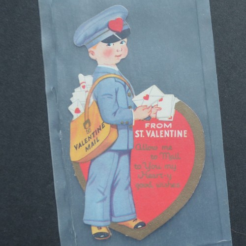 Vintage valentine card - valentine,