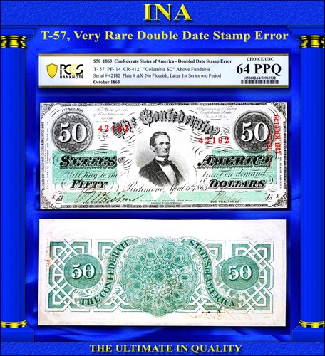 1863 confederate doubled - 1863,