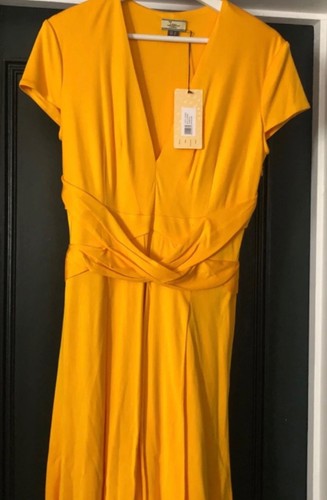 New yellow issa dress 100 - new,