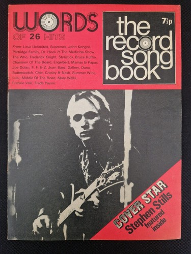 Words record song book - song,