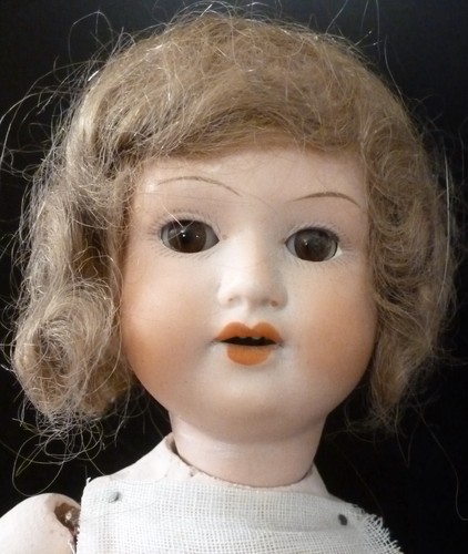 Antique doll bisque - doll,