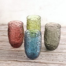 Coloured Textured Hi-Ball