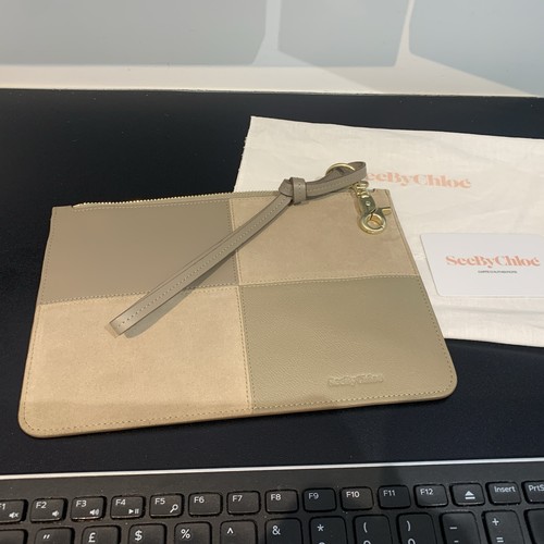 New chloe see - new, taupe