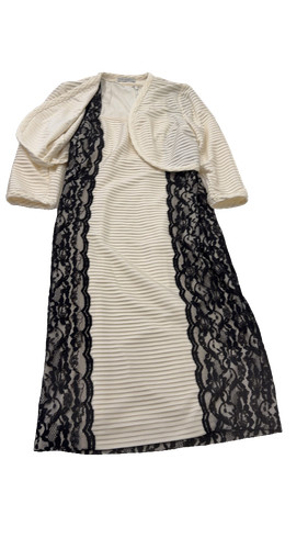 Cream lace sheath dress - sheath,