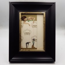 RAPHAEL KIRCHNER Original Circa 1902 Art Nouveau Marionette FRAMED POSTCARD (b)