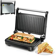 850w electric panini grill - 850w,