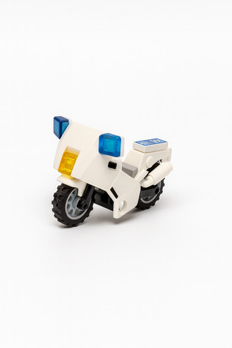 Lego motorcycle white - motorcycle,
