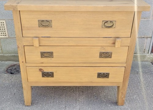 Solid oak unique chest - solid,
