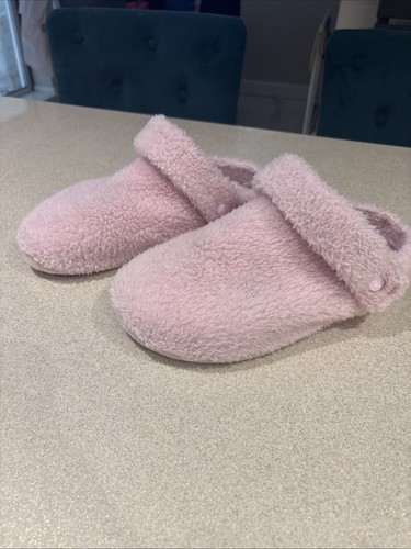 Ladies croc slippers cozy - croc, faux