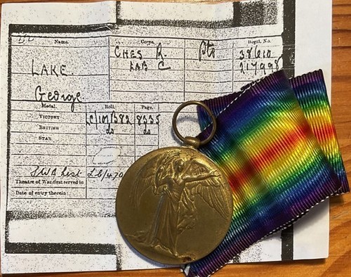 Ww1 victory medal - medal, pte
