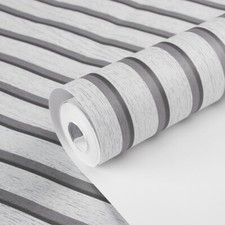 Black Grey Wood Slat Wallpaper