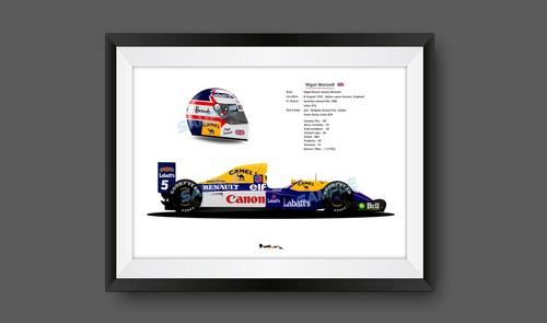 1992 nigel mansell - mansell, williams