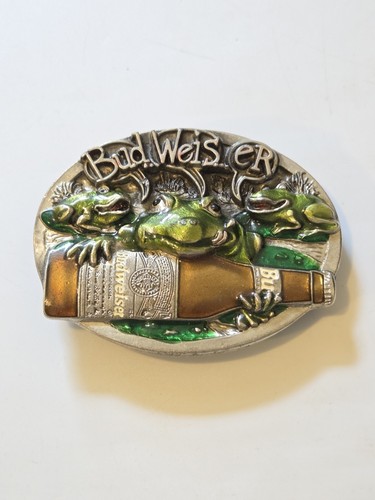 Vtg budweiser belt - vtg, buckle