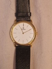 Gents Titan Gold Plated Watch