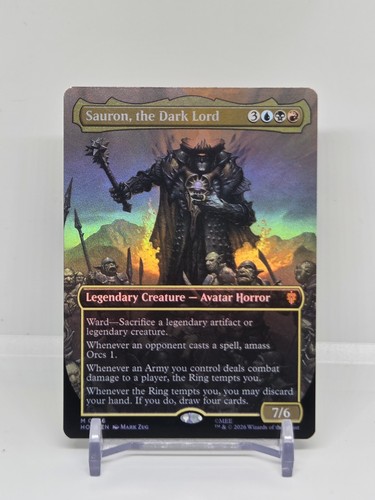 Mtg the hobbit sauron - mtg, dark
