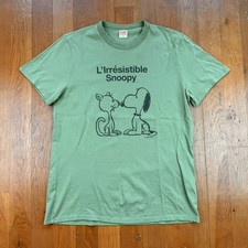 Tsptr Sporting Goods L’irresistible Snoopy Peanuts 2020 Green T Shirt Size Small