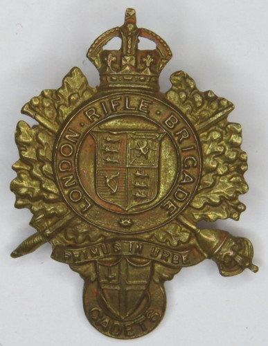 London rifle brigade cadet - london, cap