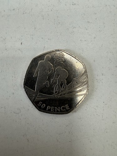 50p coin 2011 olympic - uk, coin,