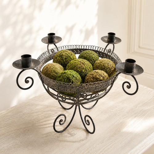 Vintage metal planter - metal,