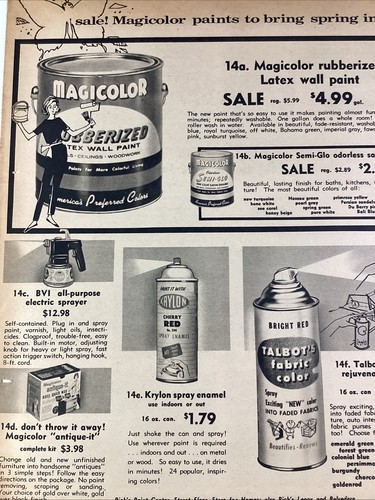 Paint print 1963 ajc - ad,