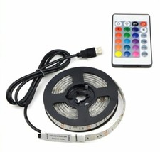 1m 2m USB LED Strip Lights IP65 5050 RGB TV LED Strip With Remote Controller