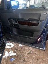 RANGE ROVER L322  Vogue Interior Leather Door Cards 2007 Set Of 4x Black