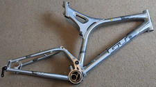 INTENSE 6.6  Full Suspension Mountain Bike Frame Raw Polished