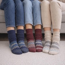 Mismatched Slouch Socks Unisex