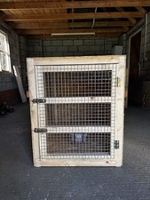 Large Dog Kennel Travel Crate Length 105.5cm Height 94cm Width 70cm. Used Once
