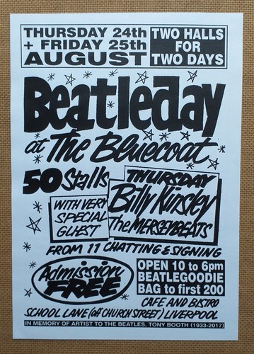 Beatles related flyer - related, a5