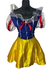 SNOW WHITE FANCY DRESS UP COSTUME LARGE UK12 PRINCESS MINI COSPLAY ADULT PLAY