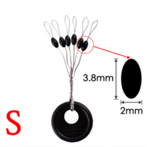 Small sliding float stops - small,