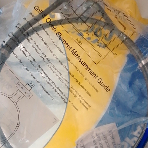 New fan oven element 2000w - new,