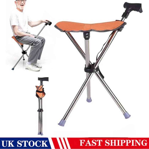 Folding walking stick - folding,