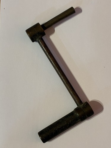 Antique weight driven - , clock