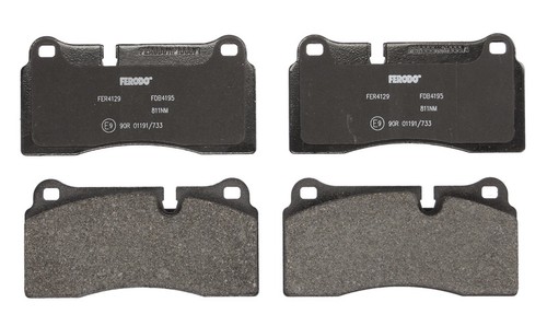 Brake pads set rear - right, fits