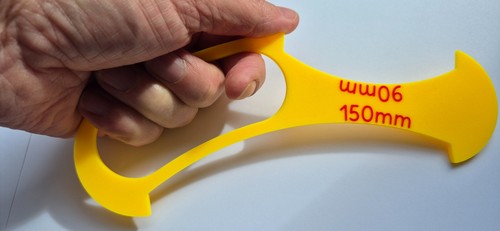 Dual shellfish gauge - dual, 150mm
