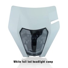 White Ktm Motorcycle LED