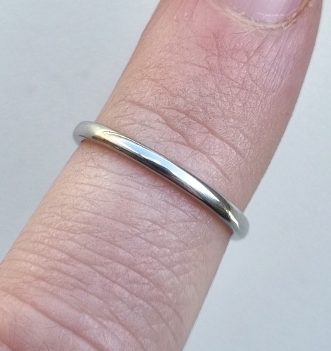 Platinum stamped vintage - platinum,