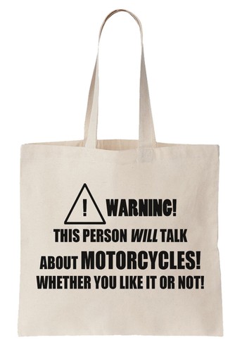 Motorcycle tote bag shopper - tote,